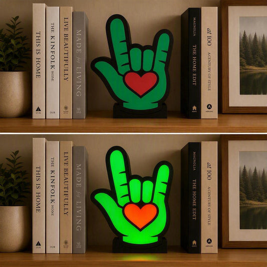 ILY Sign Language Light box