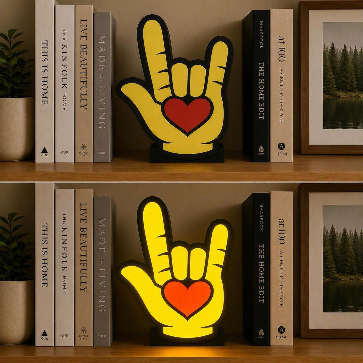 ILY Sign Language Light box