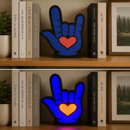ILY Sign Language Light box