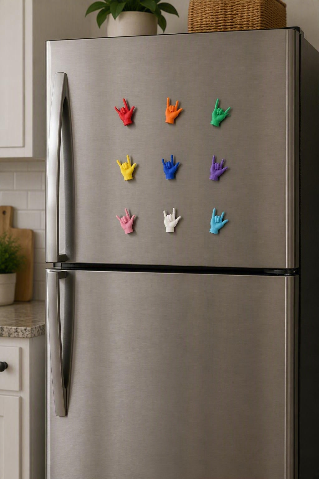 ILY Sign Language Hand Magnet All 9 Colors