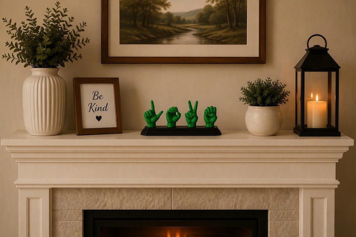 ASL LOVE Sign Language Display