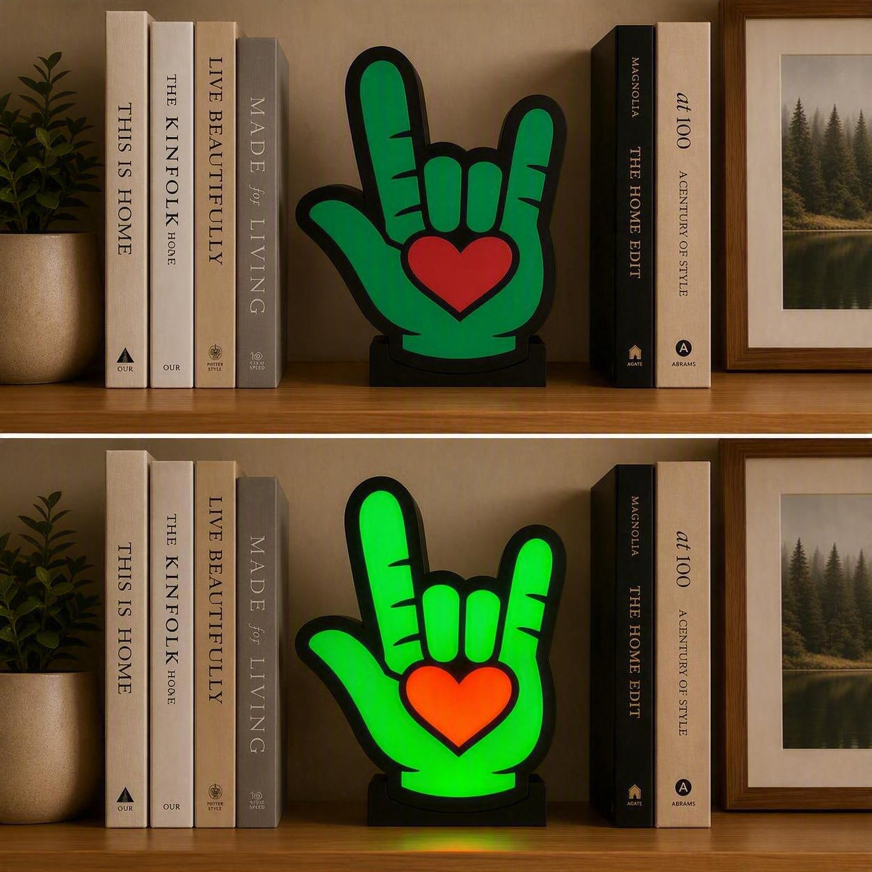 ILY Sign Language Light box