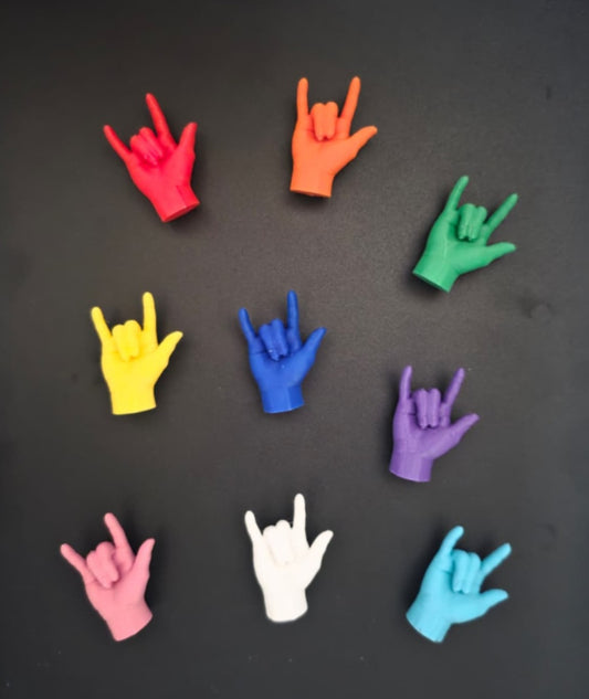 ILY Sign Language Hand Magnet 1 color