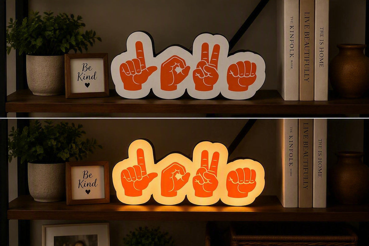 Love in Sign language Light Box