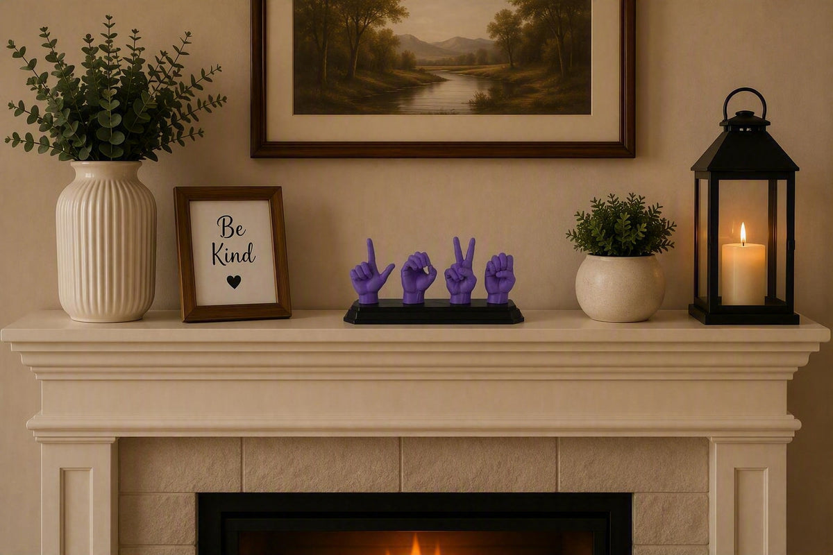ASL LOVE Sign Language Display