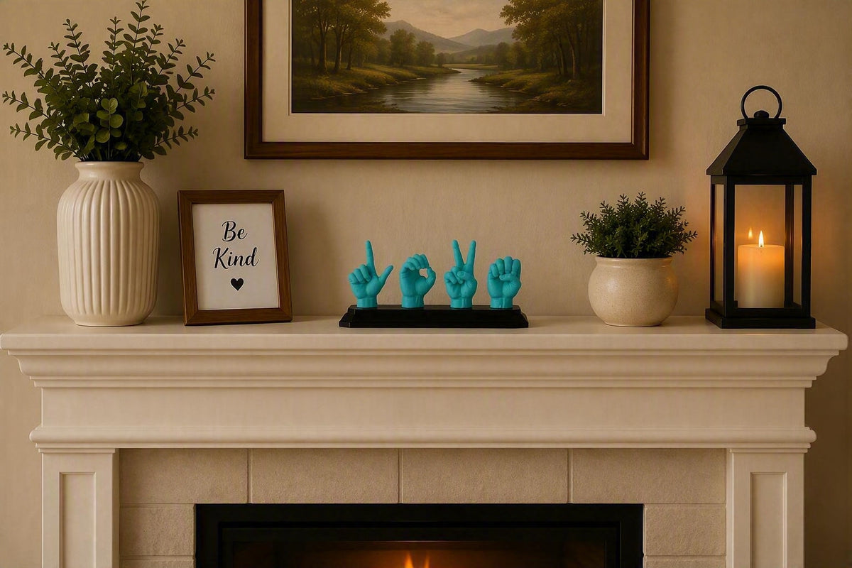 ASL LOVE Sign Language Display