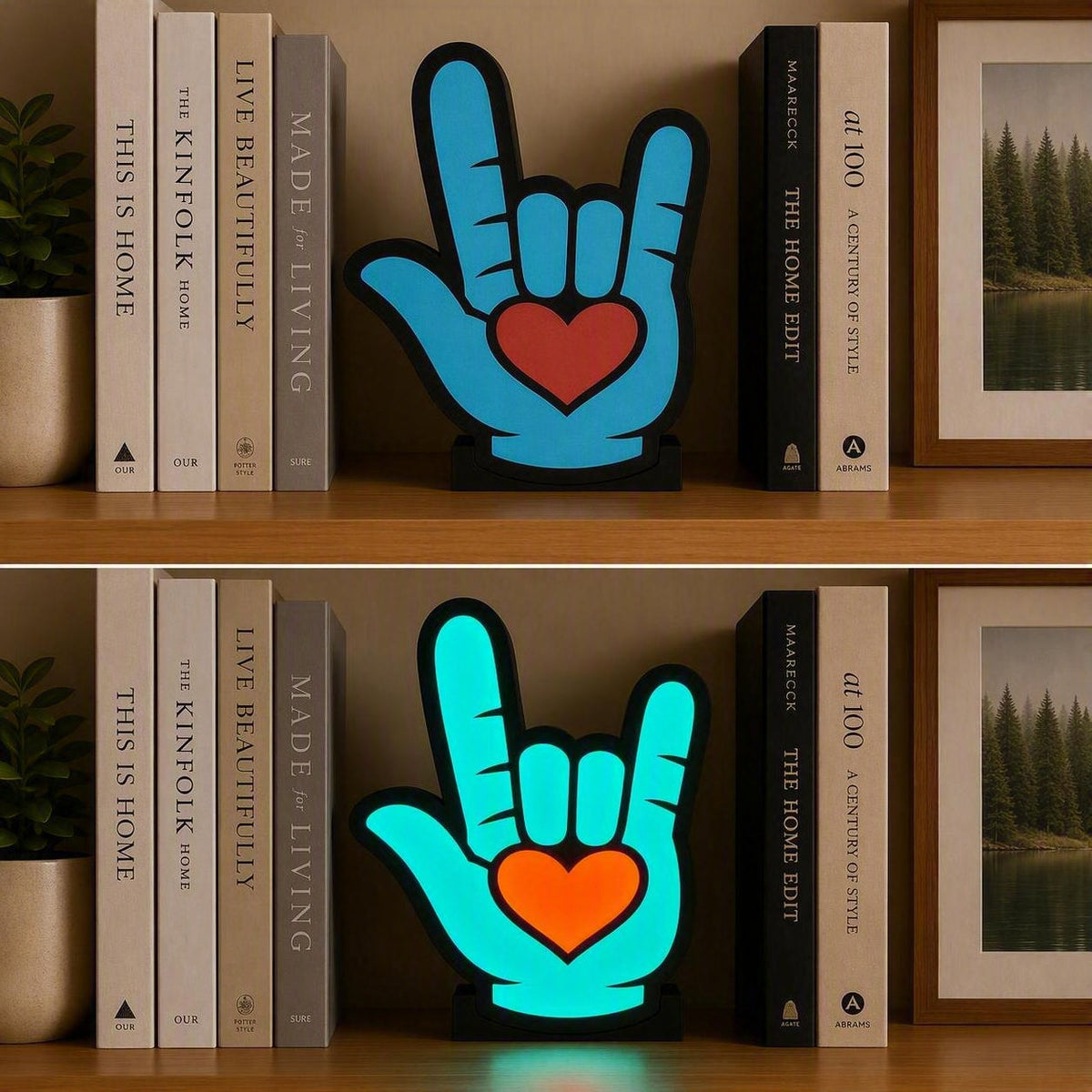 ILY Sign Language Light box