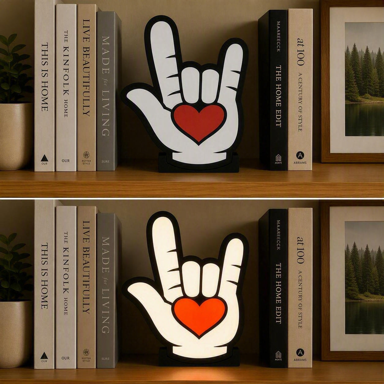ILY Sign Language Light box