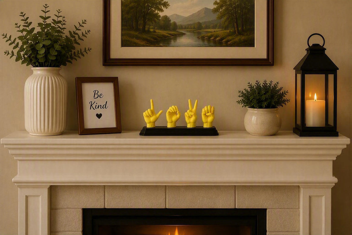 ASL LOVE Sign Language Display